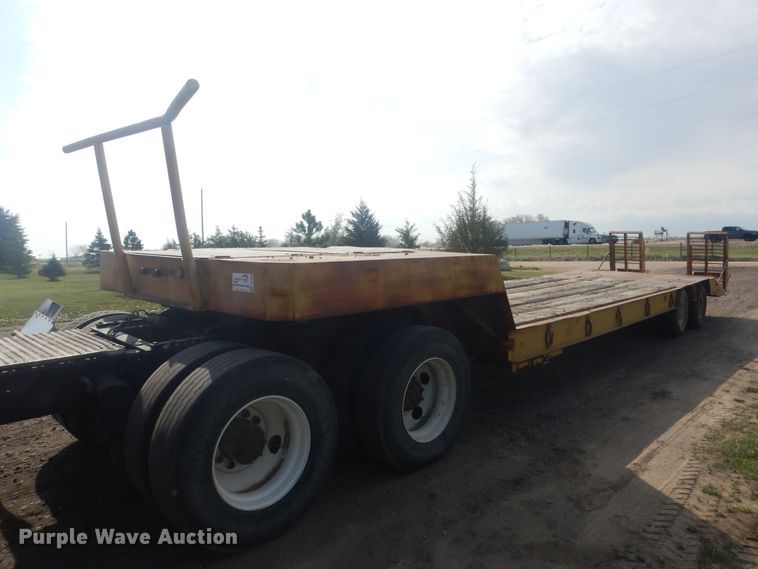 image for item DJ7029 1951 Omaha Standard  drop deck equipment trailer