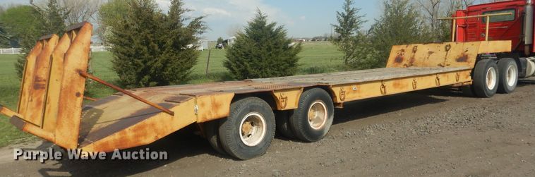 image for item DJ7029 1951 Omaha Standard  drop deck equipment trailer