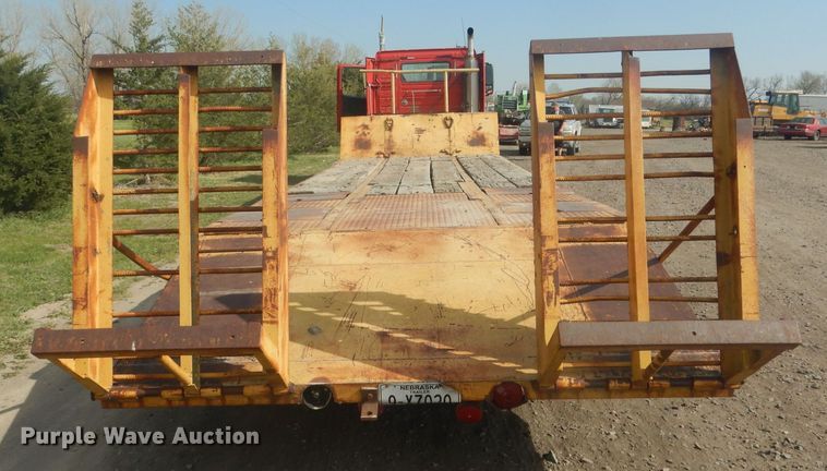 image for item DJ7029 1951 Omaha Standard  drop deck equipment trailer