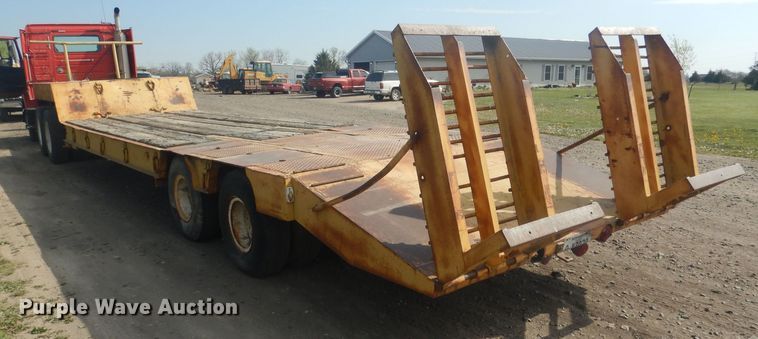 image for item DJ7029 1951 Omaha Standard  drop deck equipment trailer