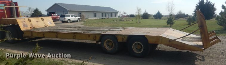 image for item DJ7029 1951 Omaha Standard  drop deck equipment trailer