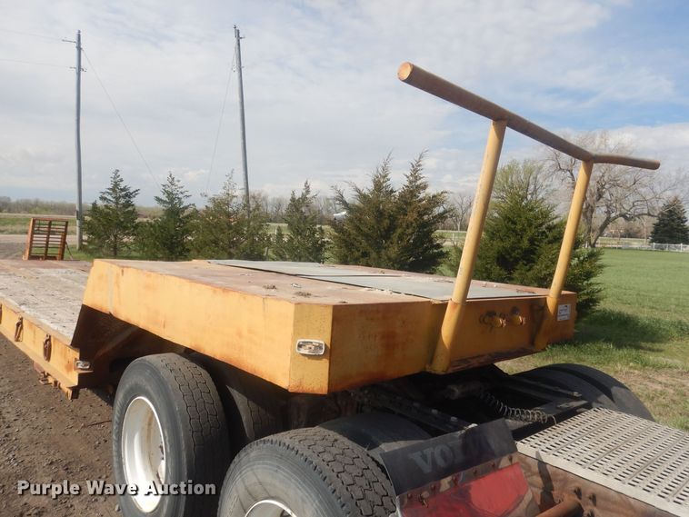 image for item DJ7029 1951 Omaha Standard  drop deck equipment trailer