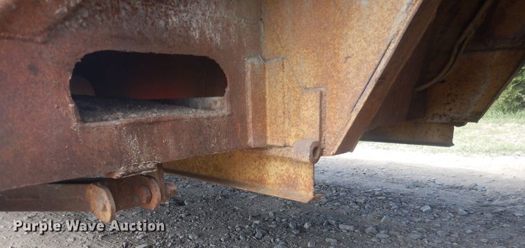 image for item DJ7029 1951 Omaha Standard  drop deck equipment trailer