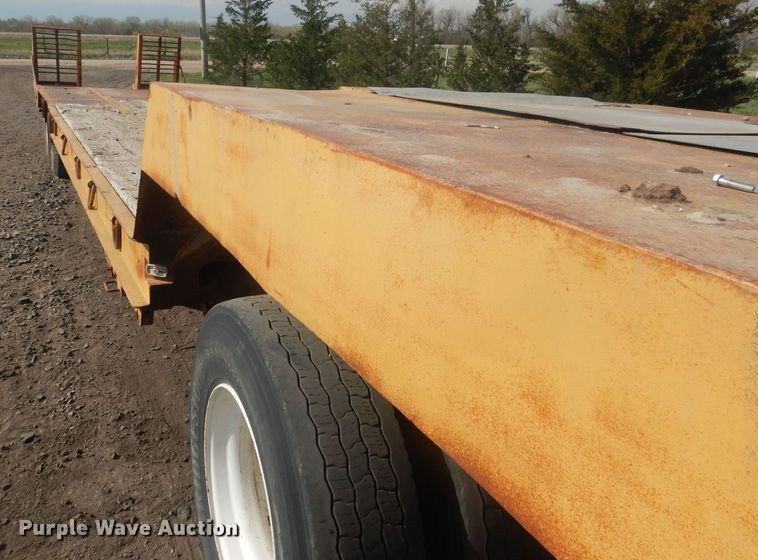 image for item DJ7029 1951 Omaha Standard  drop deck equipment trailer