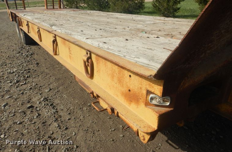 image for item DJ7029 1951 Omaha Standard  drop deck equipment trailer