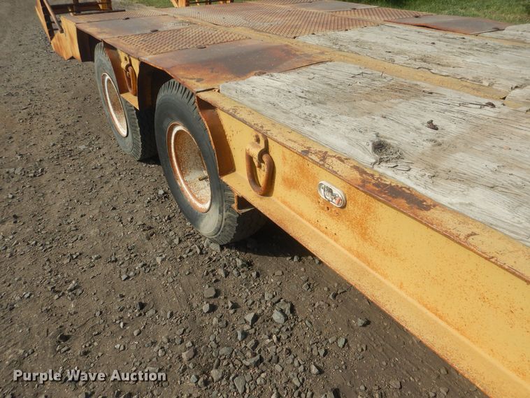 image for item DJ7029 1951 Omaha Standard  drop deck equipment trailer