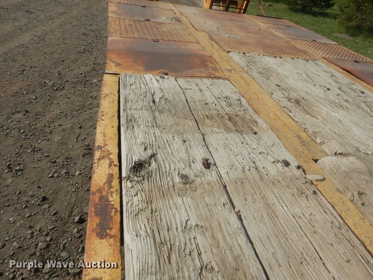 image for item DJ7029 1951 Omaha Standard  drop deck equipment trailer