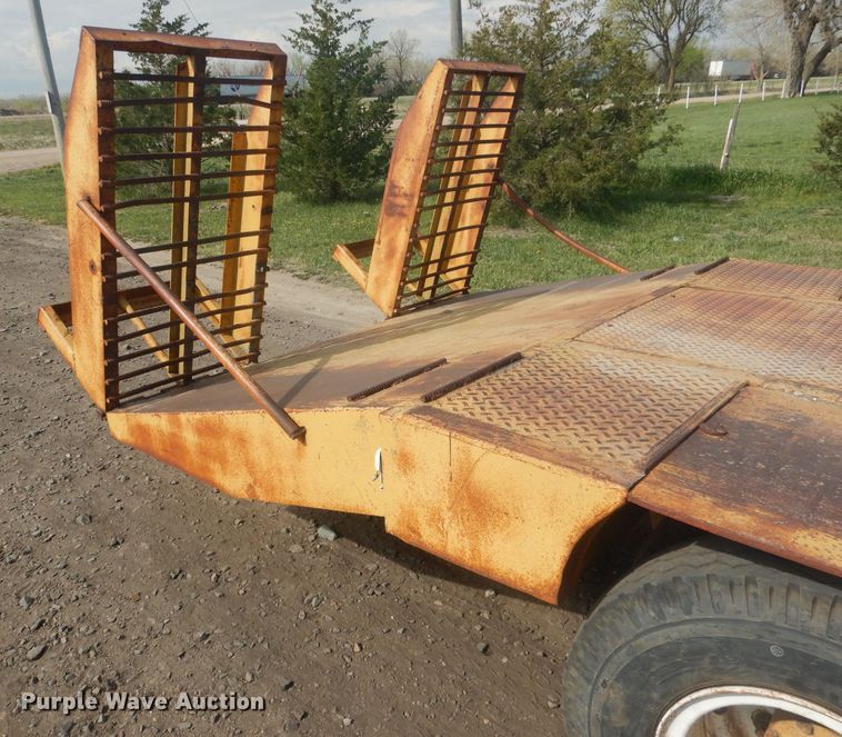 image for item DJ7029 1951 Omaha Standard  drop deck equipment trailer