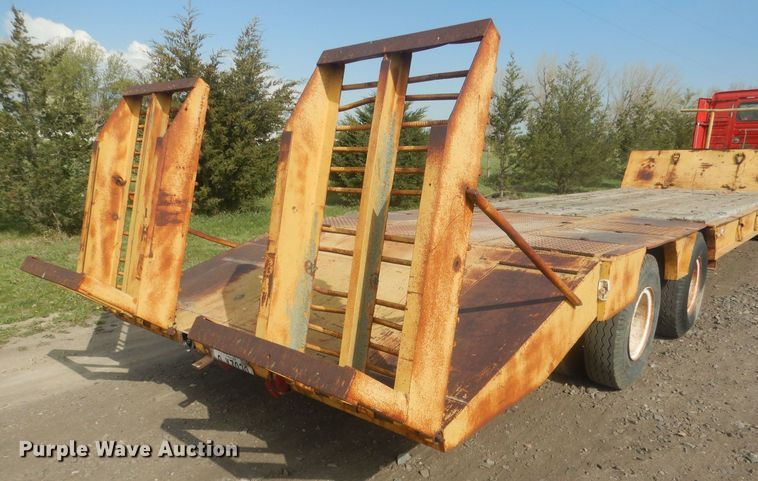 image for item DJ7029 1951 Omaha Standard  drop deck equipment trailer