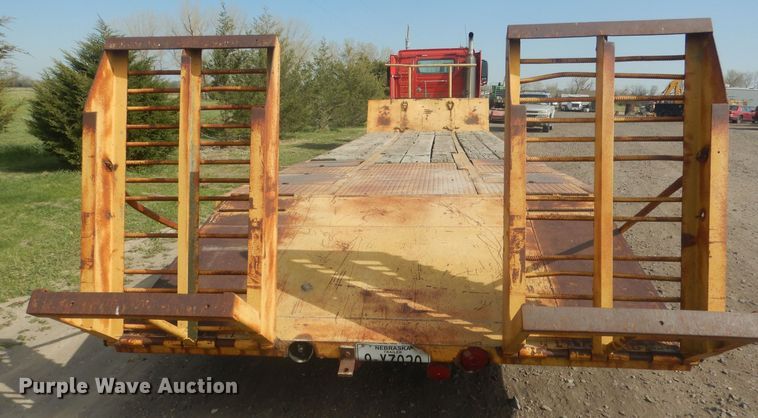 image for item DJ7029 1951 Omaha Standard  drop deck equipment trailer