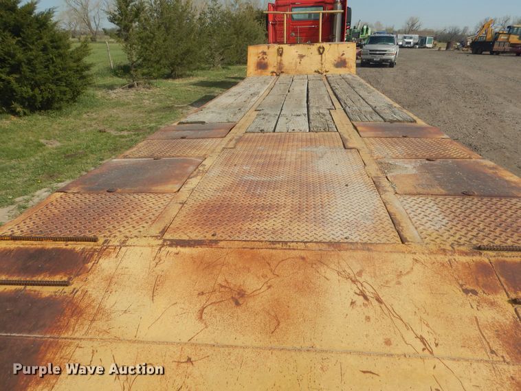 image for item DJ7029 1951 Omaha Standard  drop deck equipment trailer