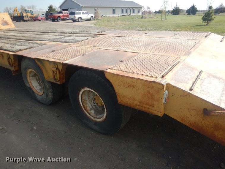 image for item DJ7029 1951 Omaha Standard  drop deck equipment trailer