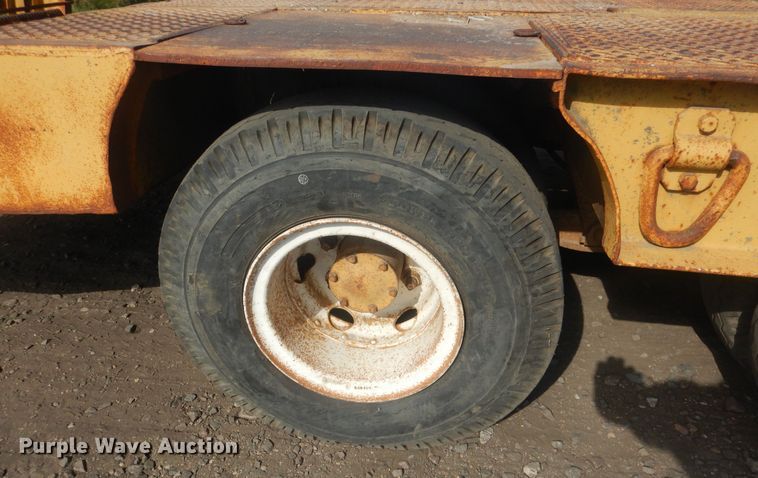 image for item DJ7029 1951 Omaha Standard  drop deck equipment trailer