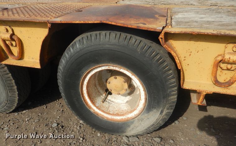 image for item DJ7029 1951 Omaha Standard  drop deck equipment trailer
