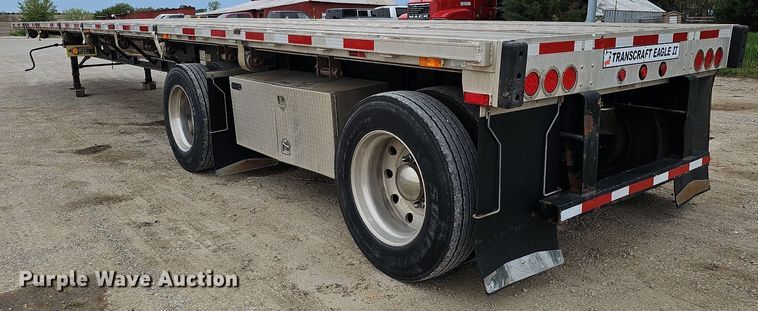 image for item DO4383 2006 Transcraft Eagle IIN W2  flatbed trailer
