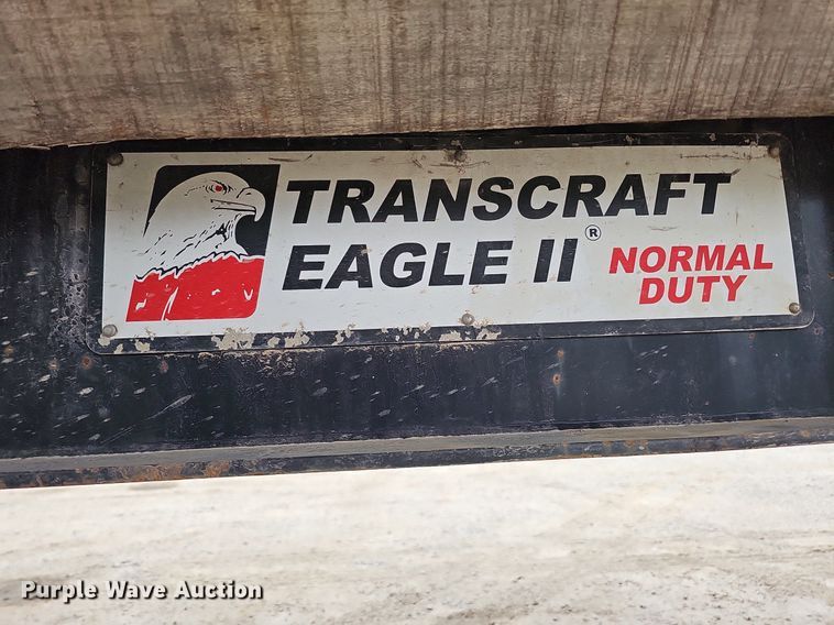 image for item DO4383 2006 Transcraft Eagle IIN W2  flatbed trailer