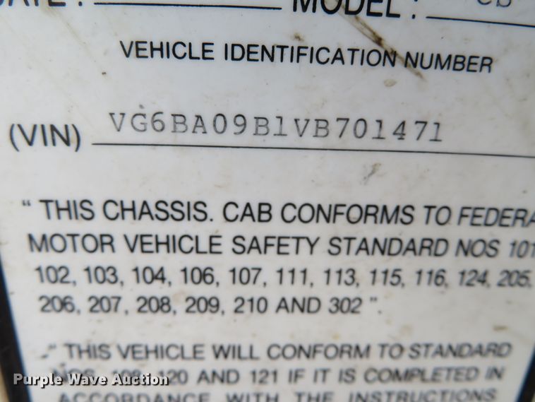 image for item DR0165 1997 Mack CS300P  dump truck