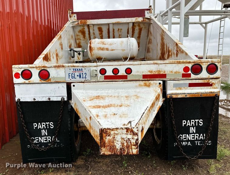 image for item LR9744 1989 Ranch  bottom dump trailer