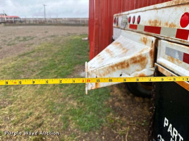 image for item LR9744 1989 Ranch  bottom dump trailer