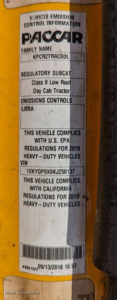 image for item MN9956 2019 Kenworth T680  semi truck