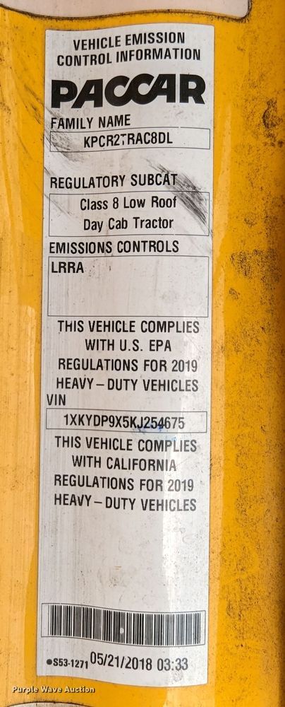 image for item MN9957 2019 Kenworth T680  semi truck