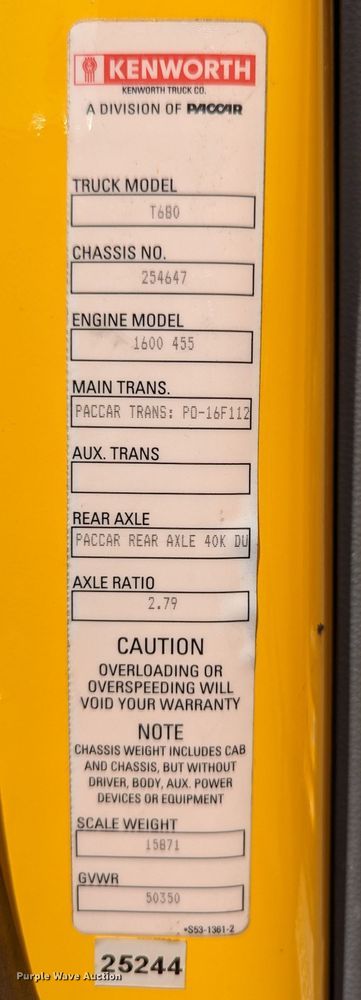 image for item MN9967 2019 Kenworth T680  semi truck