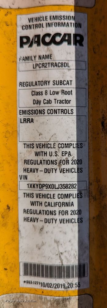 image for item MN9985 2020 Kenworth T680  semi truck