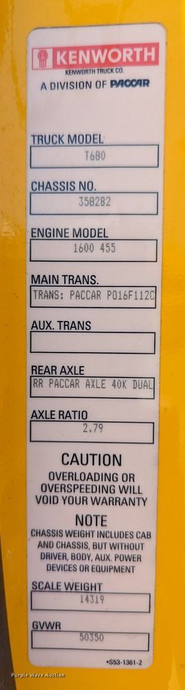 image for item MN9985 2020 Kenworth T680  semi truck