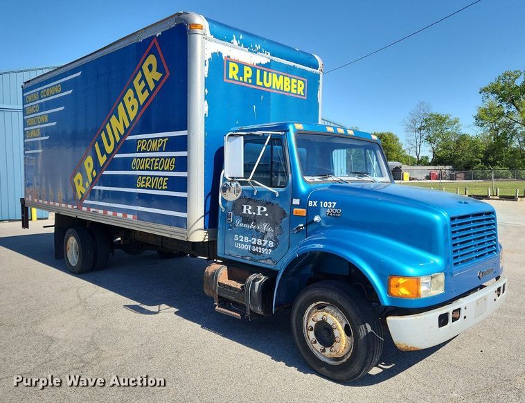 image for item MW9754 1997 International 4700  box truck