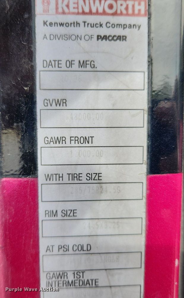 image for item MW9759 1997 Kenworth T2000  tank truck