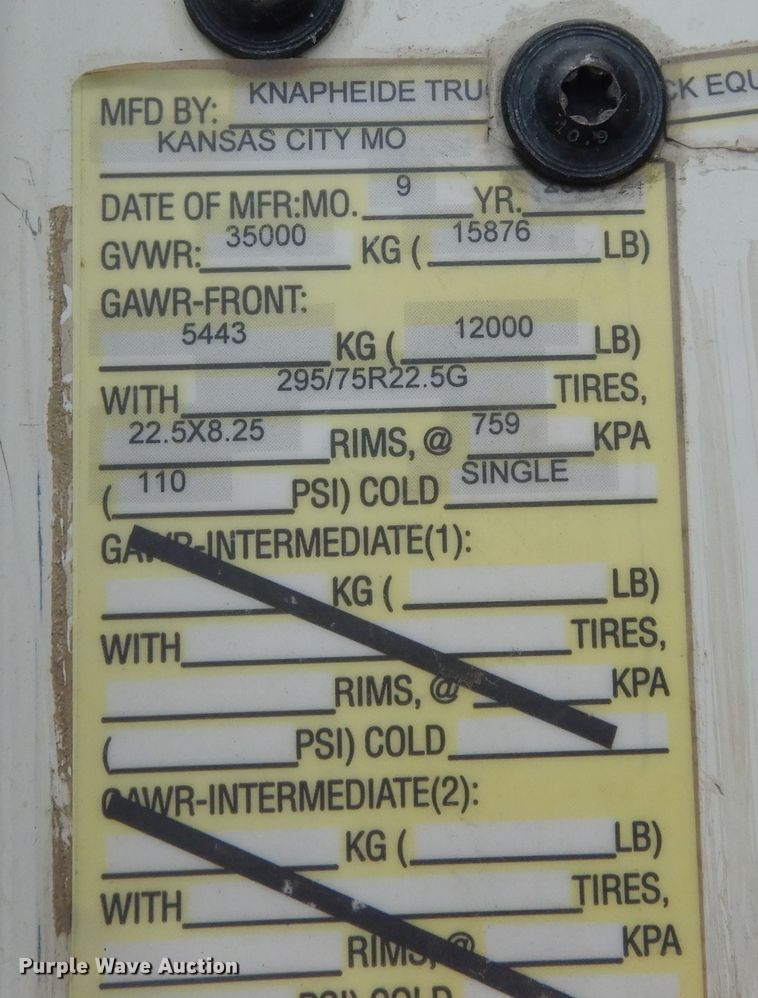 image for item DK1791 2005 International 4400  dump truck