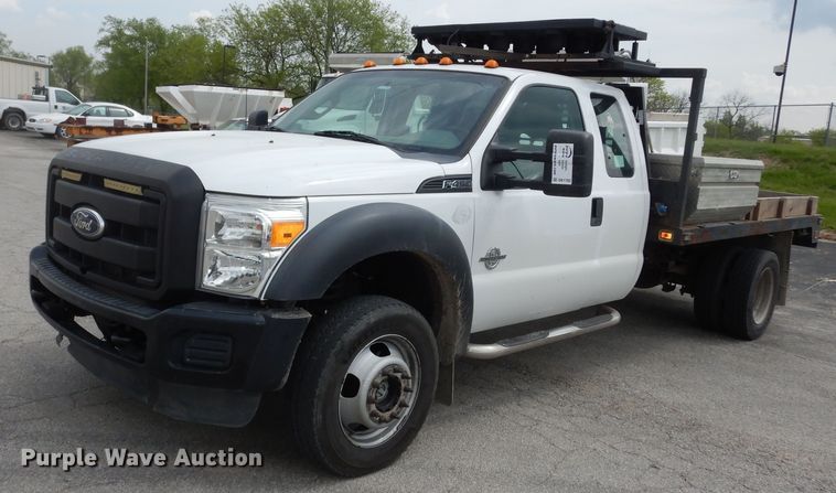 image for item DK1793 2012 Ford F450 Super Duty XL  SuperCab flatbed truck
