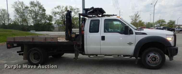 image for item DK1793 2012 Ford F450 Super Duty XL  SuperCab flatbed truck