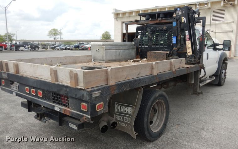 image for item DK1793 2012 Ford F450 Super Duty XL  SuperCab flatbed truck