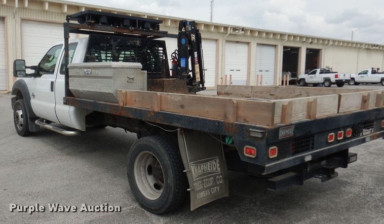 image for item DK1793 2012 Ford F450 Super Duty XL  SuperCab flatbed truck