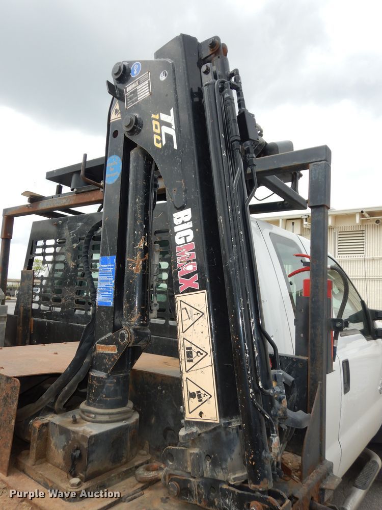 image for item DK1793 2012 Ford F450 Super Duty XL  SuperCab flatbed truck