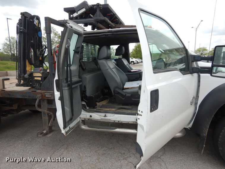 image for item DK1793 2012 Ford F450 Super Duty XL  SuperCab flatbed truck