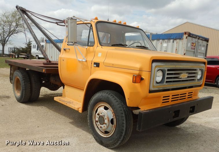 image for item DK1809 1988 Chevrolet C50 Custom Deluxe  winch truck