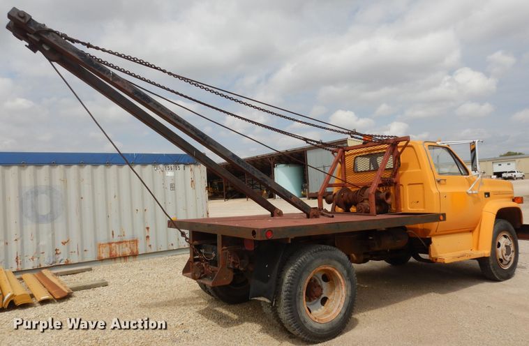 image for item DK1809 1988 Chevrolet C50 Custom Deluxe  winch truck