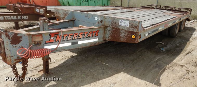 image for item DK1821 1996 Interstate 40DLA  equipment trailer