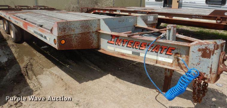 image for item DK1821 1996 Interstate 40DLA  equipment trailer