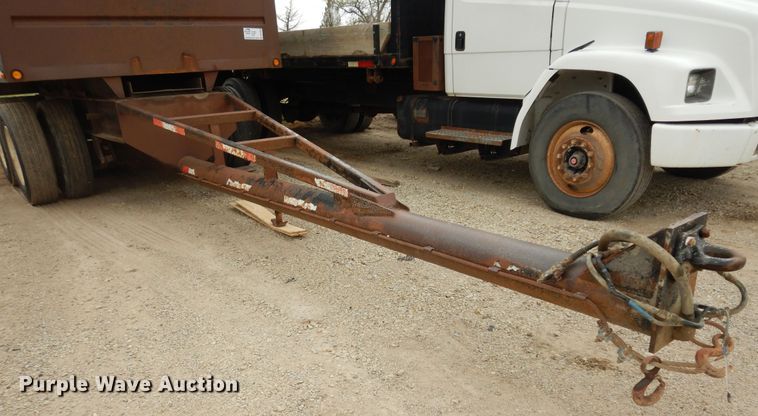 image for item DK1828 2009 Neville FL13  end dump pup trailer