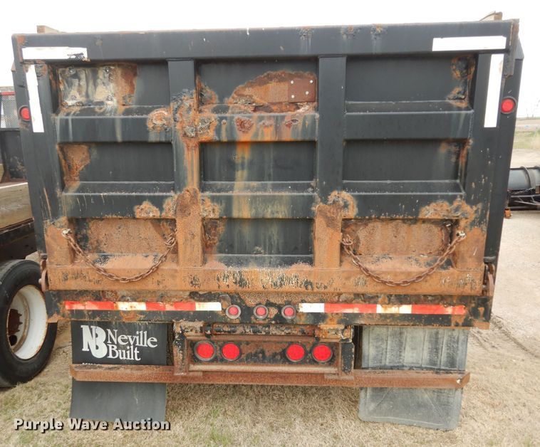 image for item DK1828 2009 Neville FL13  end dump pup trailer
