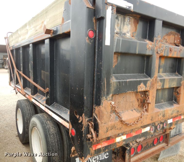 image for item DK1828 2009 Neville FL13  end dump pup trailer
