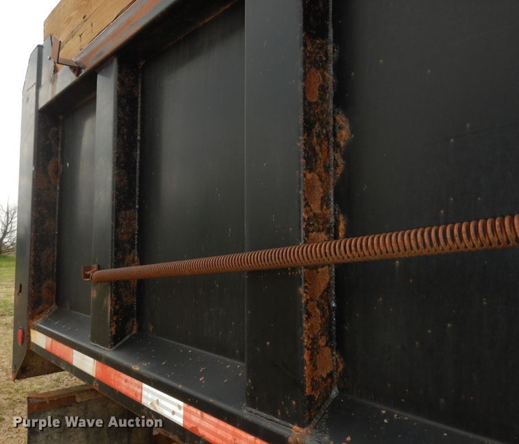 image for item DK1828 2009 Neville FL13  end dump pup trailer