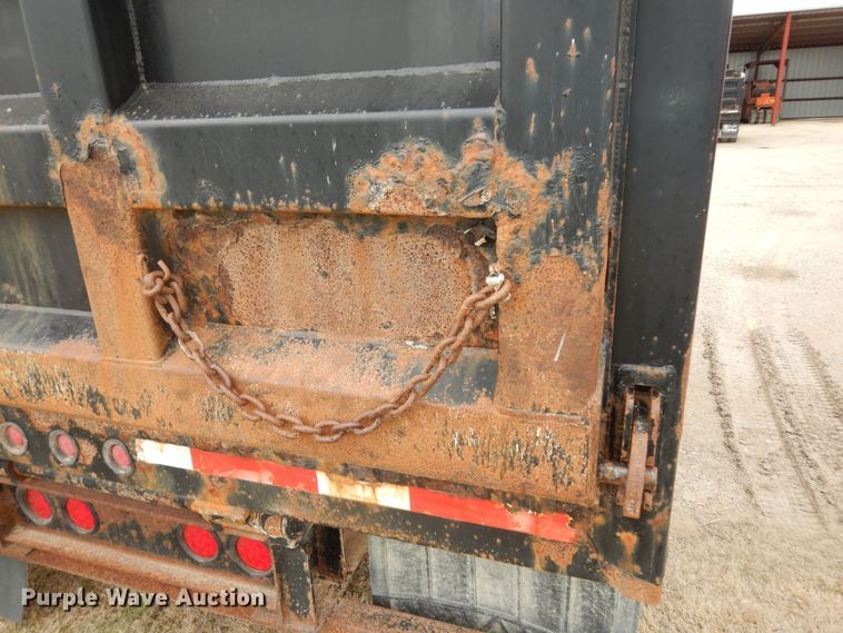 image for item DK1828 2009 Neville FL13  end dump pup trailer
