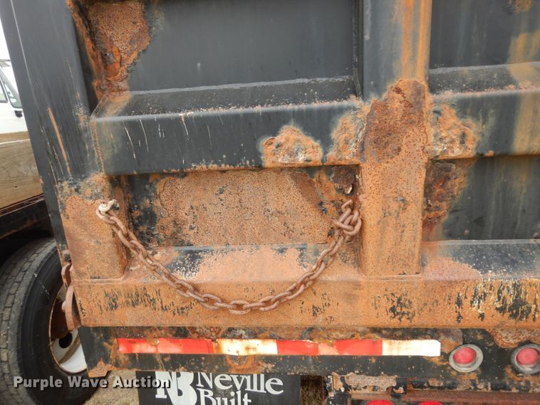 image for item DK1828 2009 Neville FL13  end dump pup trailer