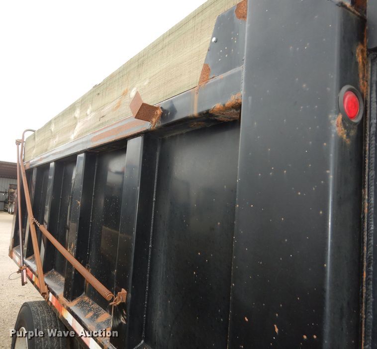 image for item DK1828 2009 Neville FL13  end dump pup trailer