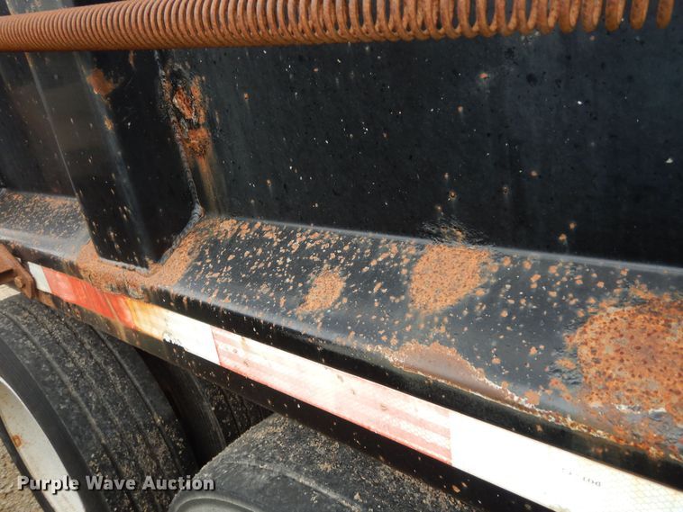 image for item DK1828 2009 Neville FL13  end dump pup trailer