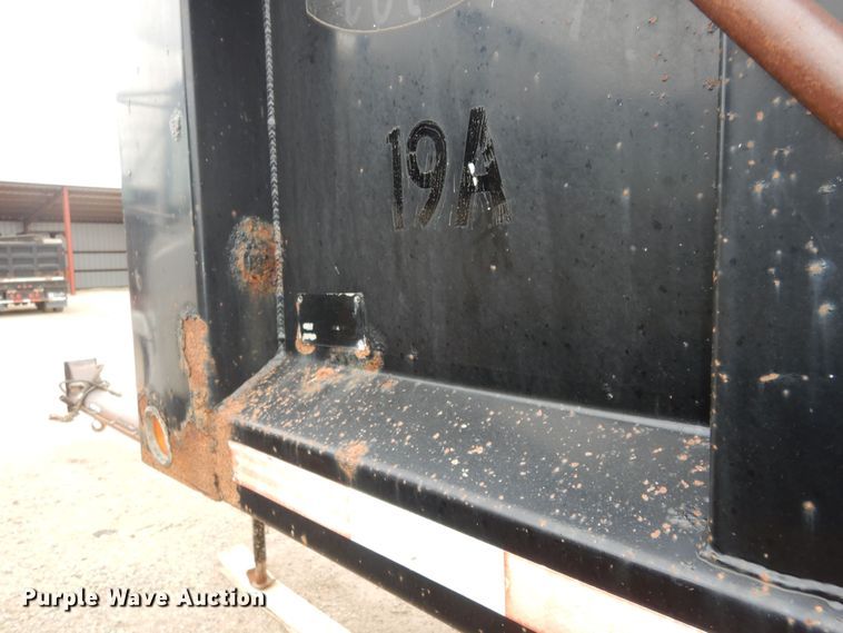 image for item DK1828 2009 Neville FL13  end dump pup trailer